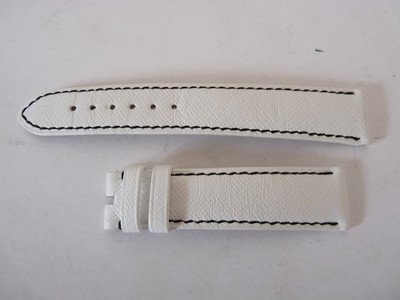 BERTOLUCCI White leather watch strap 18 mm (24762)