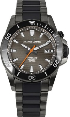 Jacques Lemans - Hybromatic Ceramic Grau - 1-2222A - Herrenuhren