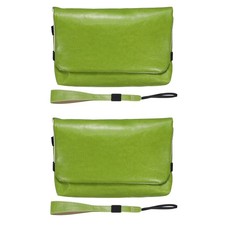 2 Pcs Digital Camera Storage Bag, Nylon Small Portable Bags, Green