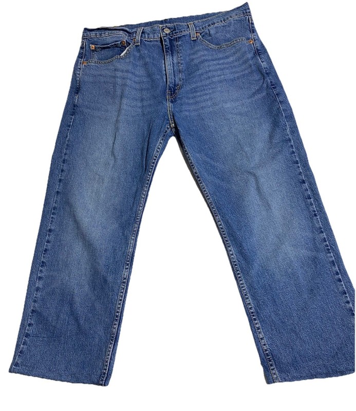 Levi's 505 Size 36 X 23 Jeans - Blue Customized Blue Jeans