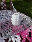 Vintage FENTON hobnail white milkglass fairy light / lamp shade TOP ONLY