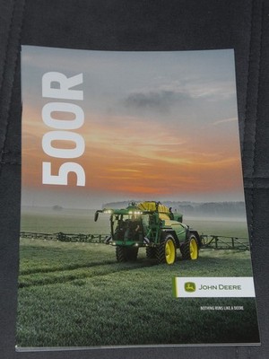 JOHN DEERE 500R self-propelled sprayer Prospekt 09/2025 in englisch ( JD 296 )