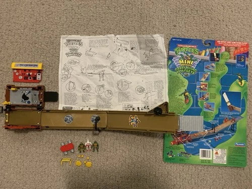 Vintage 1995 TMNT Mini Mutant Carry Along Katana Playset New Playmates