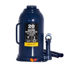 20 Ton 44000lb Capacity Hydraulic Stubby Low Profile Welded Bottle Jack Car Lift