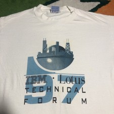 Vintage IBM Lotus Technical Forum 97 Shirt Medium Silicon Valley Tech Computers