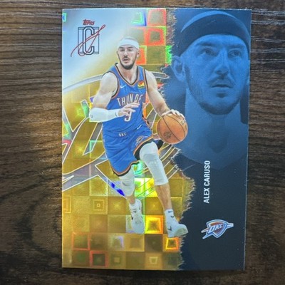 Topps Signature 2025-26 Alex Caruso Oklahoma City Thunder #97 Yellow Pandora