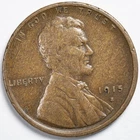 1915-S Lincoln Wheat Penny San Francisco Mint Fine (F)