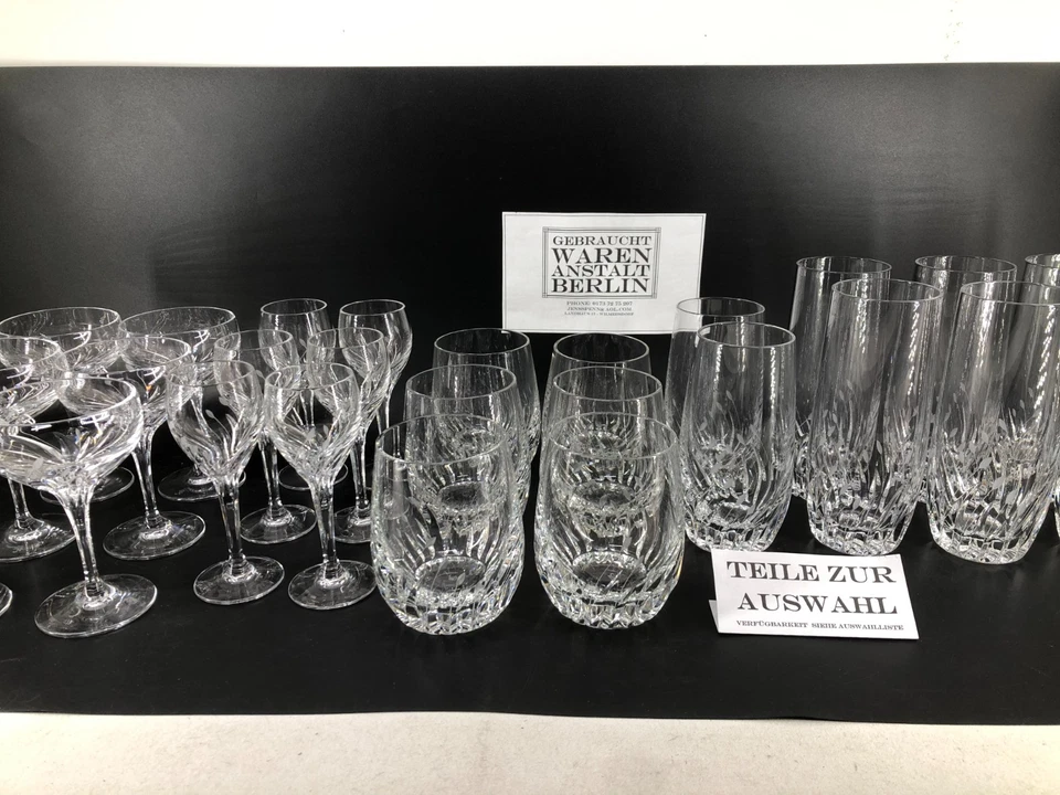 Nachtmann Fleurie Gläser➡️TEILE z. AUSWAHL➡️Bleikristallglas Yvonne mit Schliff - Bild 2 von 4