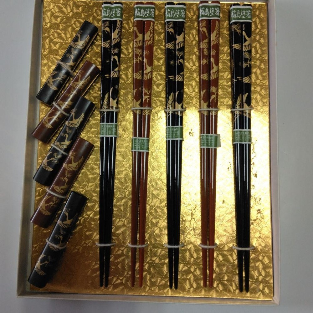Wajima-nuri chopsticks, set of 5