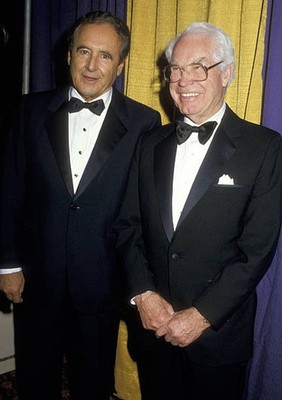 Joseph Barbera William Hannah during 1987 Angel Awards at Ambassad- Old Photo