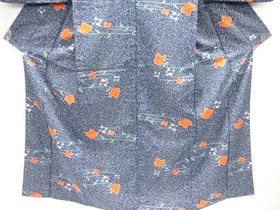 7781025: JAPANESE KIMONO / KOMON / FLOWER
