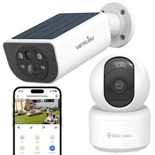 Wansview Solar Battery Powered Wireless Security Camera System Outdoor Home Wifi