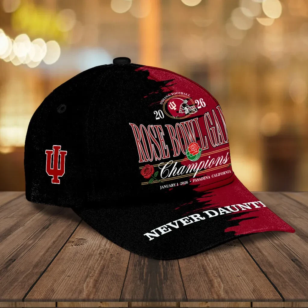 Hoosiers Football 2026 Rose Bowl Champions Classic Cap