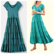 Soft Surroundings Kara Dress Teal Size 1X NWT