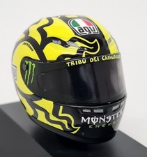 Minichamps 1/8 Valentino Rossi Test Valencia 2010 AGV Moto GP Crash Helmet Case