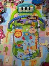 Fisher-Price Kick 'n Play Piano Gym, Blue/Green