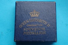 1953 Coronation Medal, Elizabeth II, Boxed, 33mm, see images.