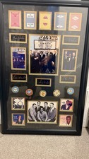 The Rat Pack Frank Sinatra, Dean Martin, Sammy Davis Jr. Matted Framed Picture