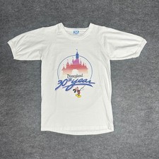Vintage Disneyland 30th Year Mickey Mouse Graphic T Shirt Medium