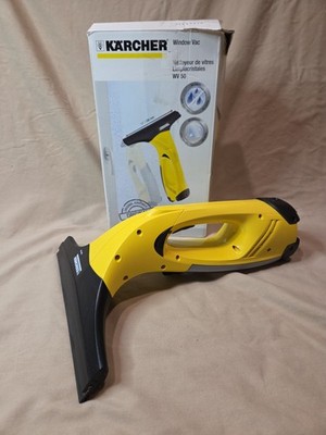KARCHER WV50 Rechargeable cordless Window Vacuum Squeegee + charger, papers, box