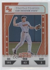 2021 Panini Elite Extra Edition College Tickets Optic Holo Colton Cowser 00em