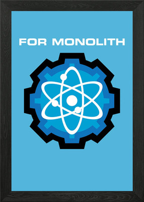 STALKER Monolith Framed Wall Art Poster Canvas Print Picture