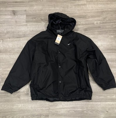Nike Sportswear Mens Size XXL Solo Swoosh Hooded Puffer Jacket ($300) FB7852-010
