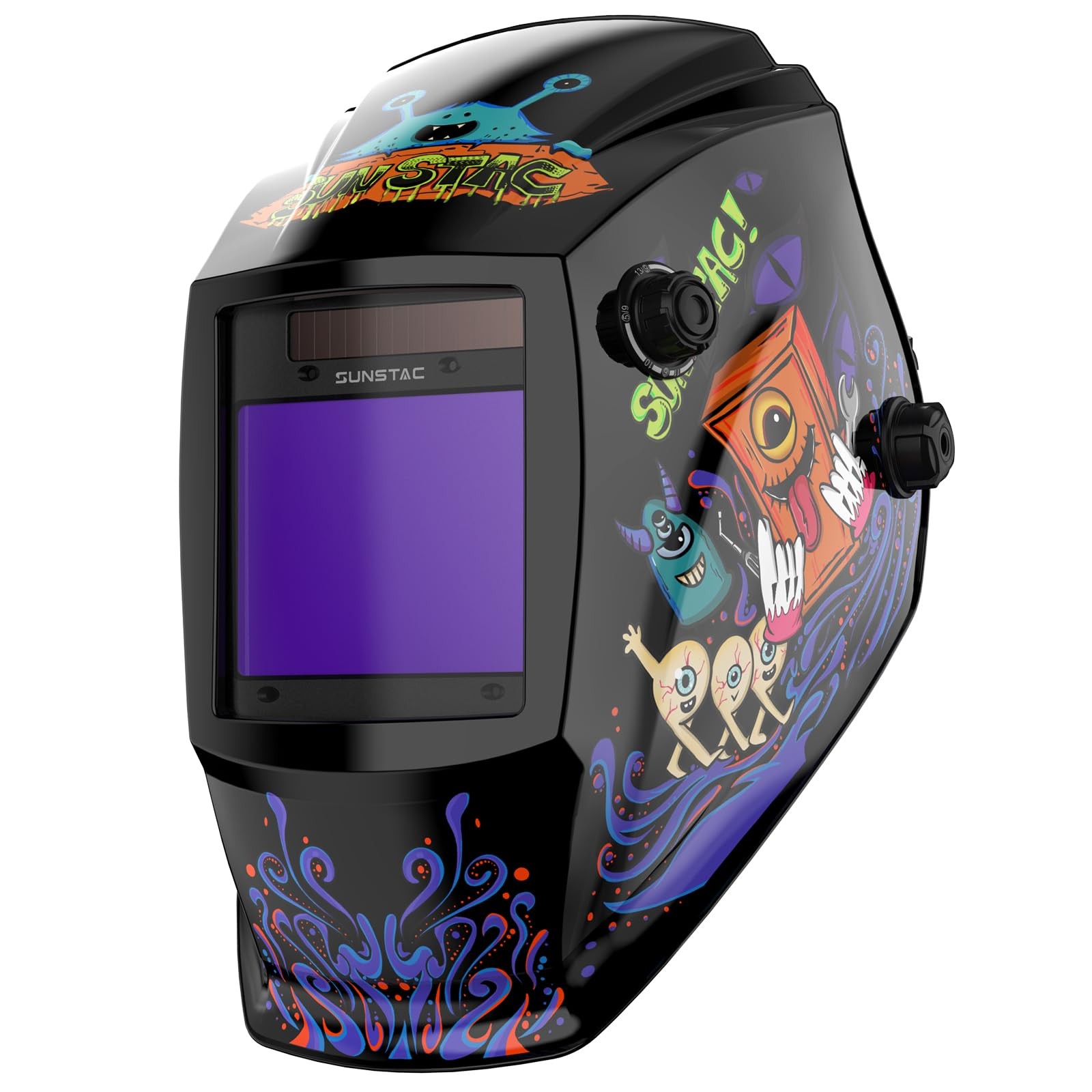 With Auto Darkening Large Viewing Screen 3.94"x3.27" True Colo...