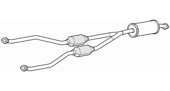 Approved Front Pipe & Catalytic Converter for Lexus IS250 2.5 (2008-2013)