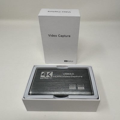 4K HDMI Video Capture Card USB 3.0 Game Recorder PS5 Switch OBS PC
