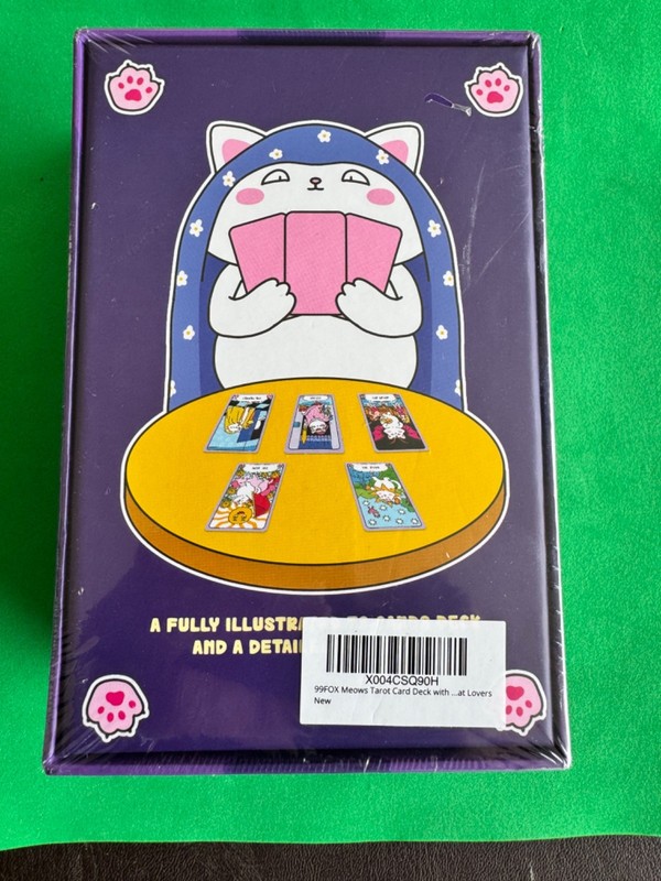 ⚡️MEOWS TAROT CARD DECK CUTE CAT WIZARD DESIGN SEALED