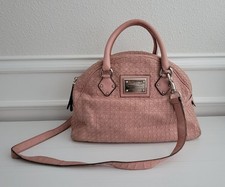 Dolce & Gabbana Pink Leather Miss Biz Satchel...