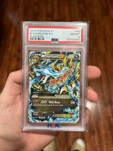 2014 Pokemon XY Flashfire #69 M Charizard EX PSA 8