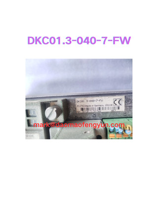DKC01.3-040-7-FW Second hand servo drive testing OK, fast shipping DHL/FedEx/UPS