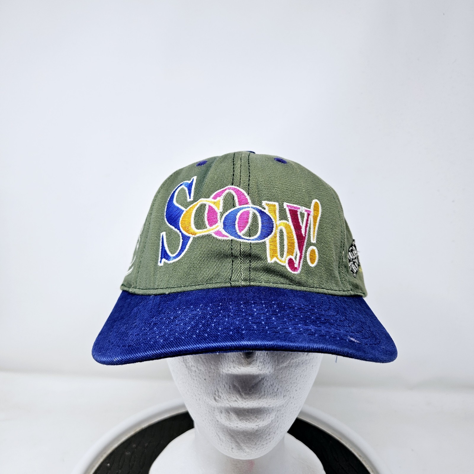 Vintage Scooby Doo Wacky Racing Hat Cartoon Network Snapback 1996 29 NASCAR 90s