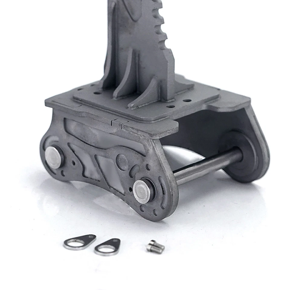 For 1/14 C374 RC Hydraulic Excavator DStraight Blade Scarifier Ripper DIY Parts - Image 4 of 4