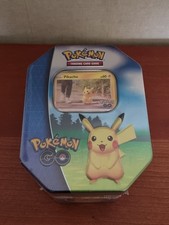 Image of Pokemon Go Pikachu Tin 4 Packs Sealed