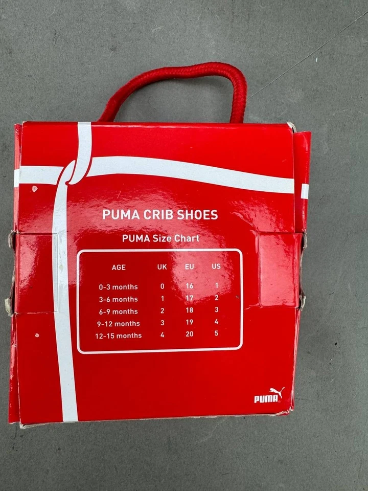 Puma Toddler G.V. Zapatos Cuna Especial Gris Rojo Talla 1 Foto 4 de 4