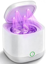 Ultrasonic Retainer Cleaner Machine, 45Khz Rechargeable Cordless Denture Cleaner