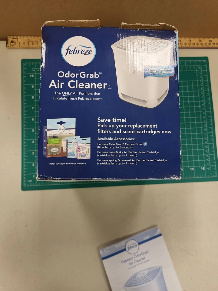 Febreze OdorGrab Air Cleaner FHT150W Odor Eliminator Purifier Home Scent - Image 2 of 4