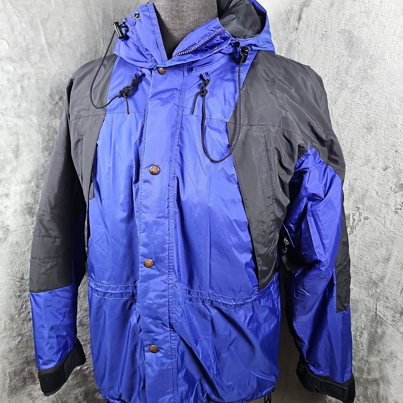 The North Face Vintage 90s Retro Mountain Light Gore-Tex Blue/Black L See Descri