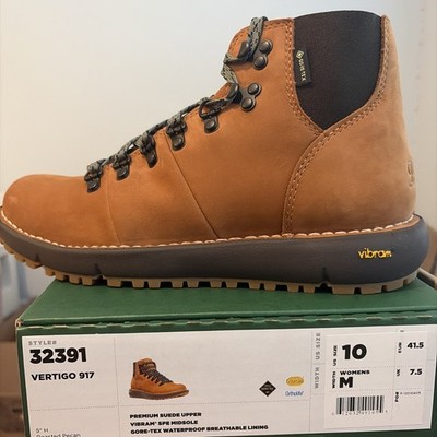 NEW Danner Vertigo 917 Women s Suede Brown Ankle Boots GORE-TEX Vibram US 10 M