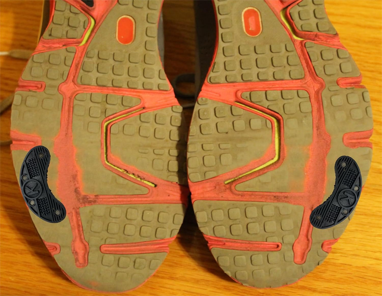 Heel Plates Shoe Heel Taps Sole Heel Repair Pad, Rubber Pads,40 PCS Black Aps Ti