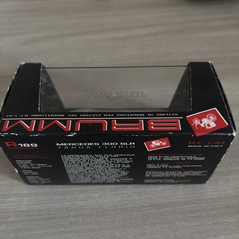 Brumm 1:43 R189 Mercedes 300 SLR “Targa Florio” - Immagine 2 di 2