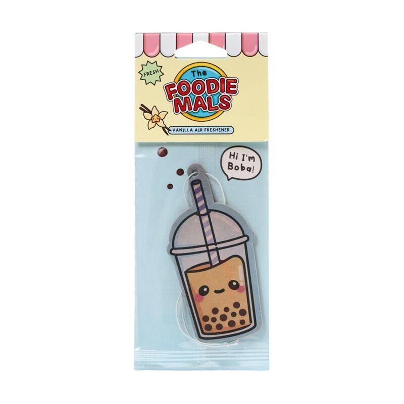 Kawaii Foodiemals Boba the Bubble Tea JDM Air Freshener - Vanilla Scent