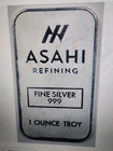 1 Oz Asahi Refining Silver Bar In Capsule. 999