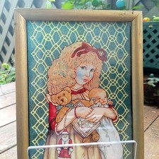 Jan Hagala Stained Glass Girl and Doll Carol Glassmasters