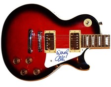 Woody Allen Signed Autographed LP 12 Guitar Uacc Rd Coa