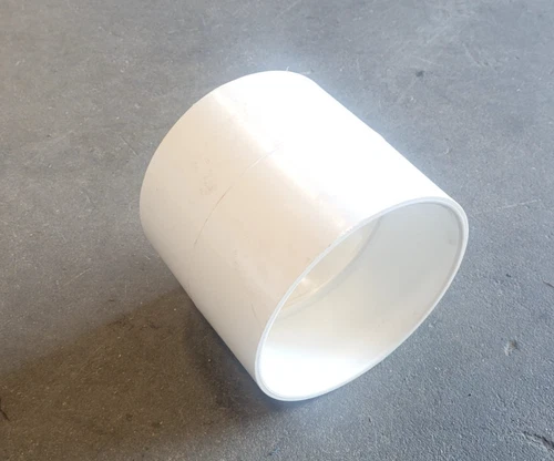 Charlotte Pipe Coupling DWV White 6" PVC