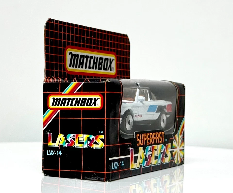 Matchbox - Superfast - Lasers - LW-14 - BMW 323i Cabriolet - 1986  Sealed Box - Image 3 of 4